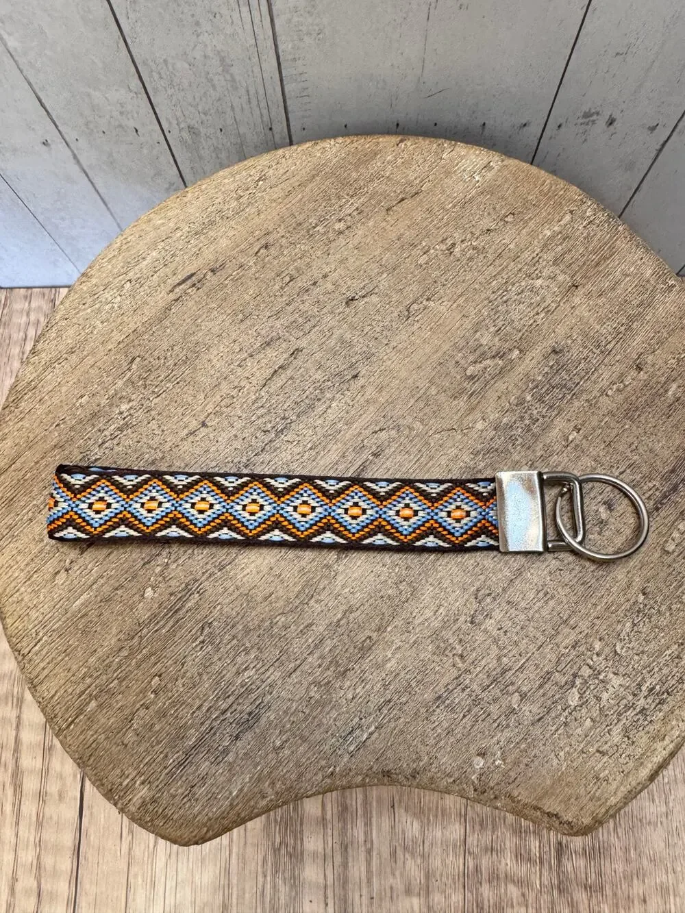 Southwest Pattern Wristlet Strap Phone Strap Keychain Keyholder